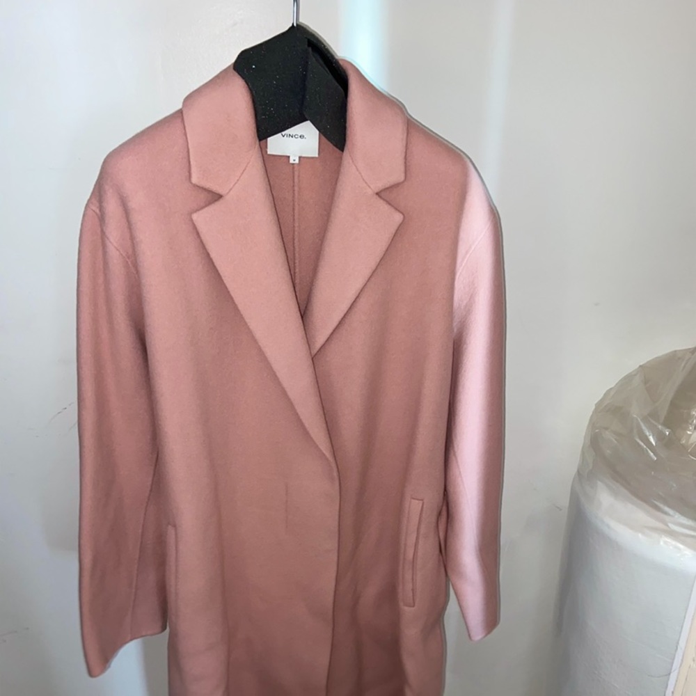Vince belted wool coat